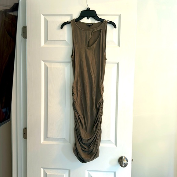 Express Dresses & Skirts - Express Olive cotton dress